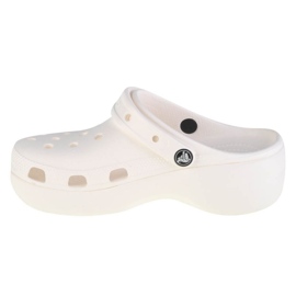 Chinelos Crocs Classic Platform Clog 206750-100 branco 1 Chinelos Crocs Classic Platform Clog 206750-100 branco 1