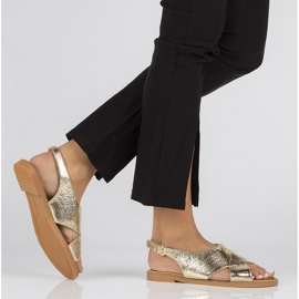 Sandálias Filippo DS2104 / 22 Go douradas dourado 1