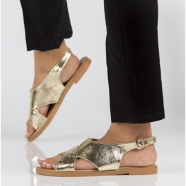 Sandálias Filippo DS2104 / 22 Go douradas dourado 2