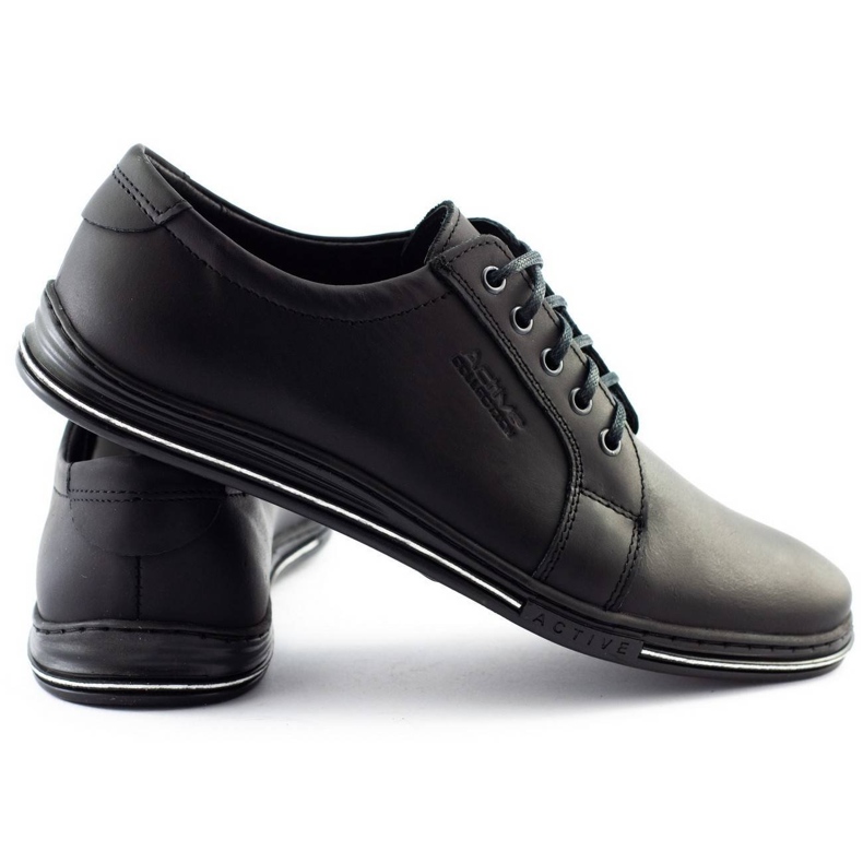 Polbut Sapatos masculinos 320 pretos 3
