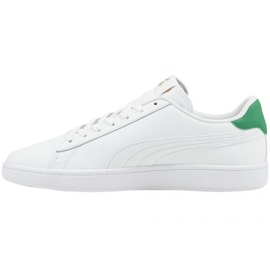 Puma Smash v2 LM 365215 36 branco verde 1
