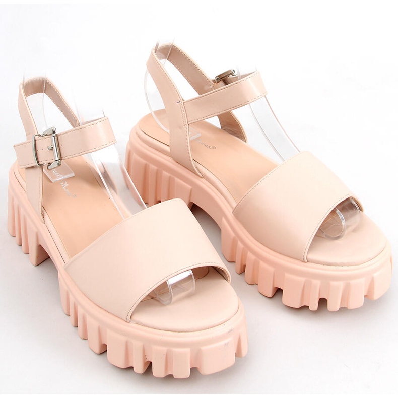 Sandália de sola alta Dianne Beige bege 2