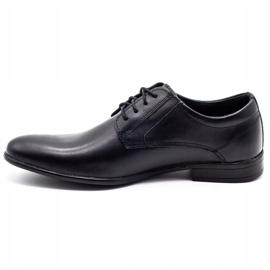KOMODO Sapatos masculinos formais 850 tapete preto 1