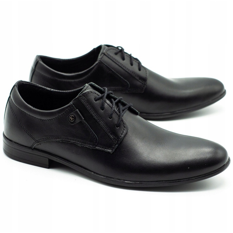 KOMODO Sapatos masculinos formais 850 tapete preto 2