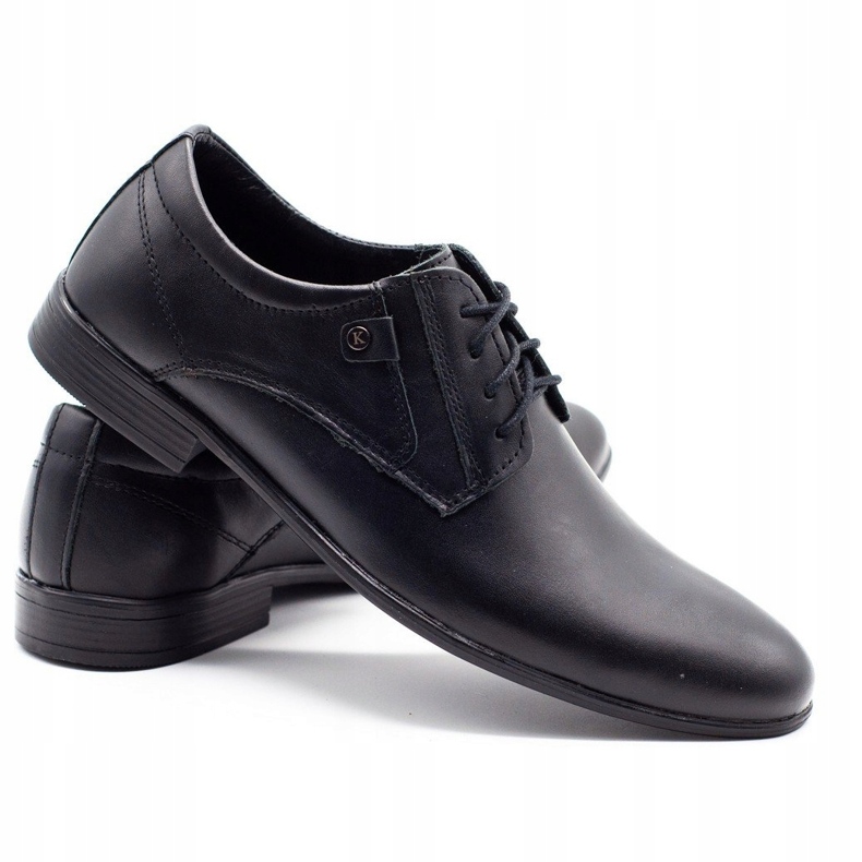 KOMODO Sapatos masculinos formais 850 tapete preto 3