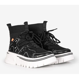 Tênis de tornozelo preto Toler 1