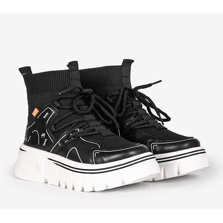 Tênis de tornozelo preto Toler 1