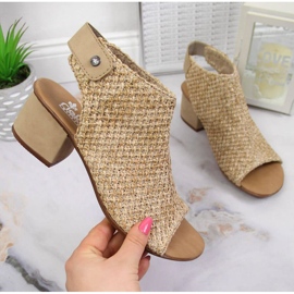 Sandálias fechadas Rieker M RKR538 bege multicolorido 1