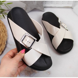 Meliski Zaxy W JJ285057 chinelos creme crua 1