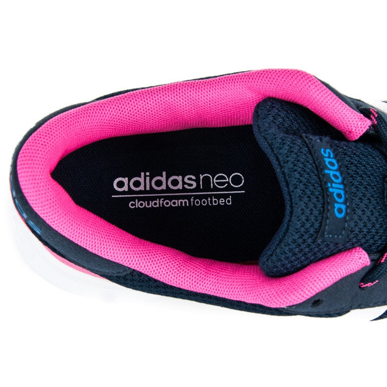 Adidas lite racer w branco rosa azul marinho 1