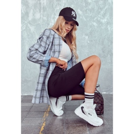 Tênis da moda tênis esportivo Big Star JJ274596 branco 4