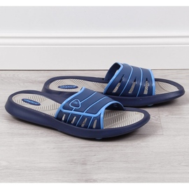 Atletico Chinelos de borracha de homem Atlético azul marinho 1