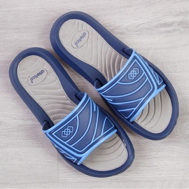 Atletico Chinelos de piscina masculinos azul marinho de grandes dimensões Atlético azul-marinho 1