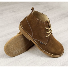 Botas de homem de pele castanha Gregor castanho 1 Botas de homem de pele castanha Gregor castanho 1