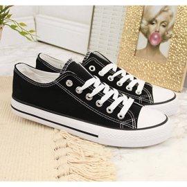 Atletico Tênis cano baixo têxtil preto 2