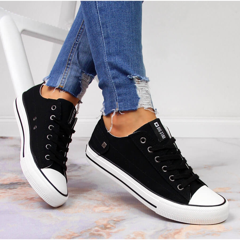 Tênis cano baixo Big Star preto DD274338 2