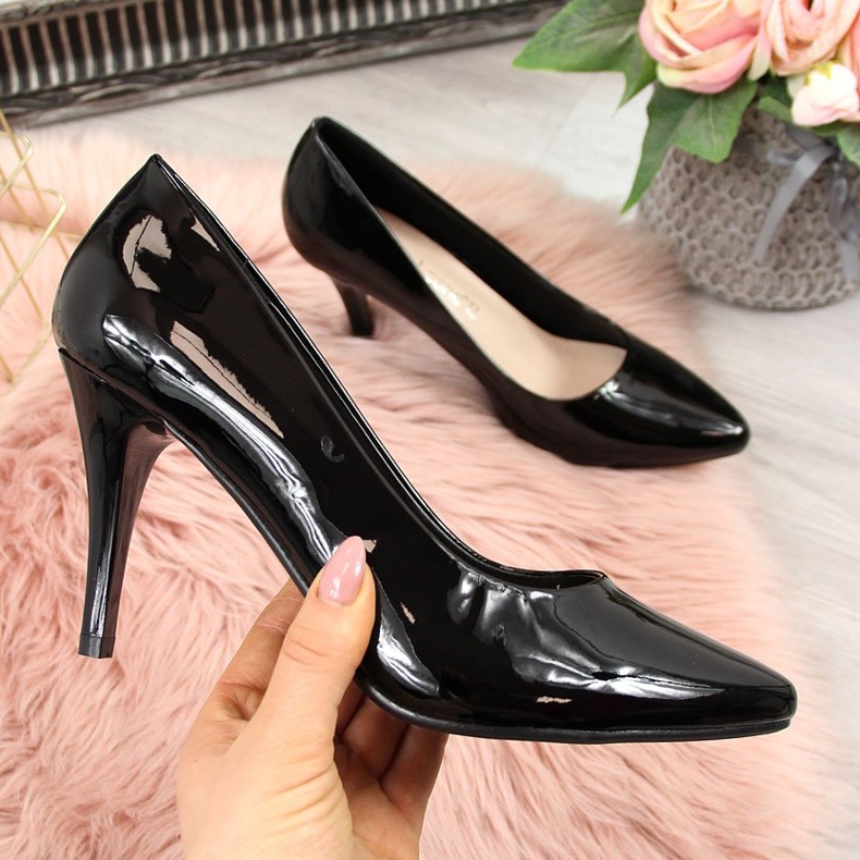 Bombas em uma patente preta Sergio Leone estilete preto 1