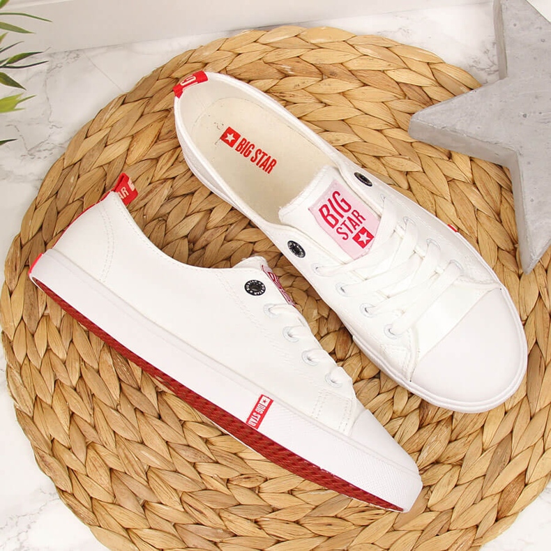 Cano baixo couro eco branco Big Star GG274005 2