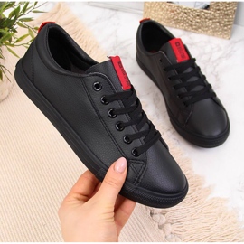 Cano baixo couro ecológico preto Big Star DD274687 2