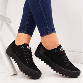 Tênis baixo têxtil preto Big Star FF274248 1