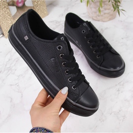 Cano baixo de couro ecológico preto Big Star II274002 2