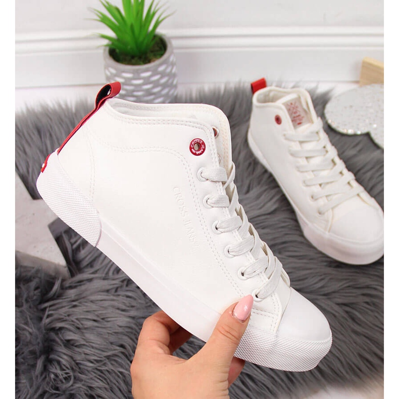 Tênis cano alto branco Cross Jeans II2R4033C 2