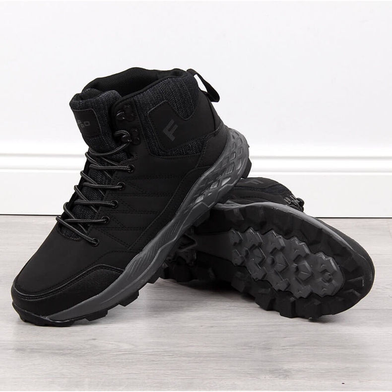 Botas de caminhada de homem pretas Filippo preto 2