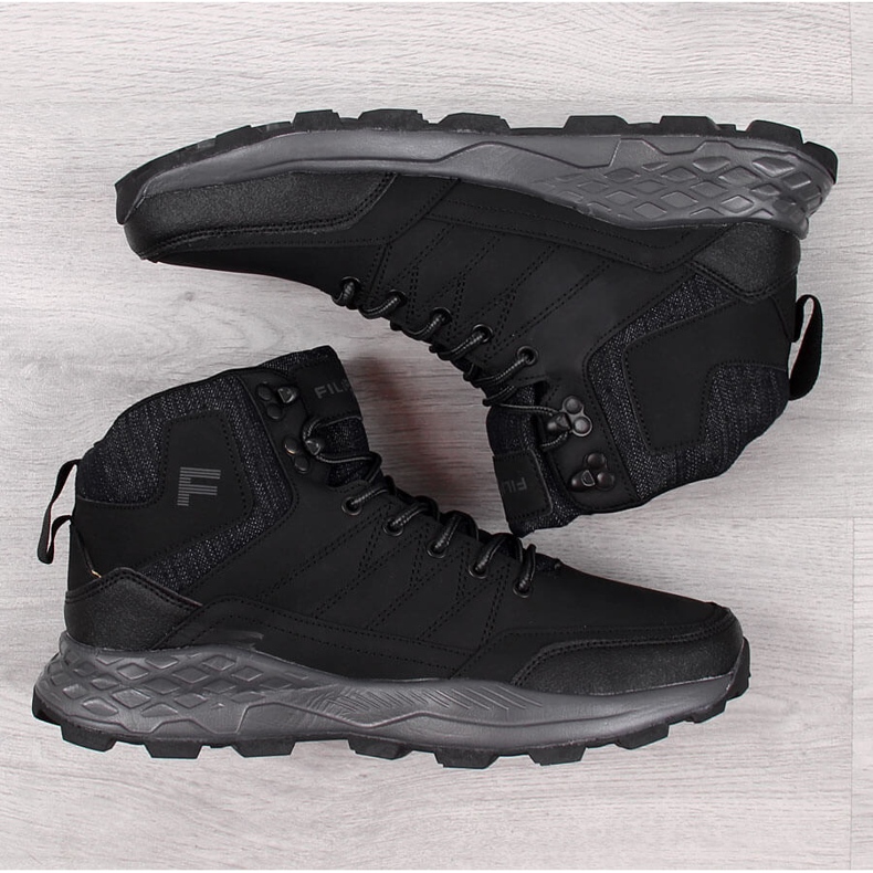 Botas de caminhada de homem pretas Filippo preto 1