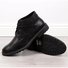 Sapatos casuais casuais Nowacki pretos isolados para homem 2