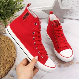 Tênis têxtil vermelho Big Star JJ274128 2