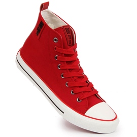 Tênis têxtil vermelho Big Star JJ274128 1