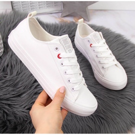 Tênis cano baixo de tecido branco Big Star JJ274001 2