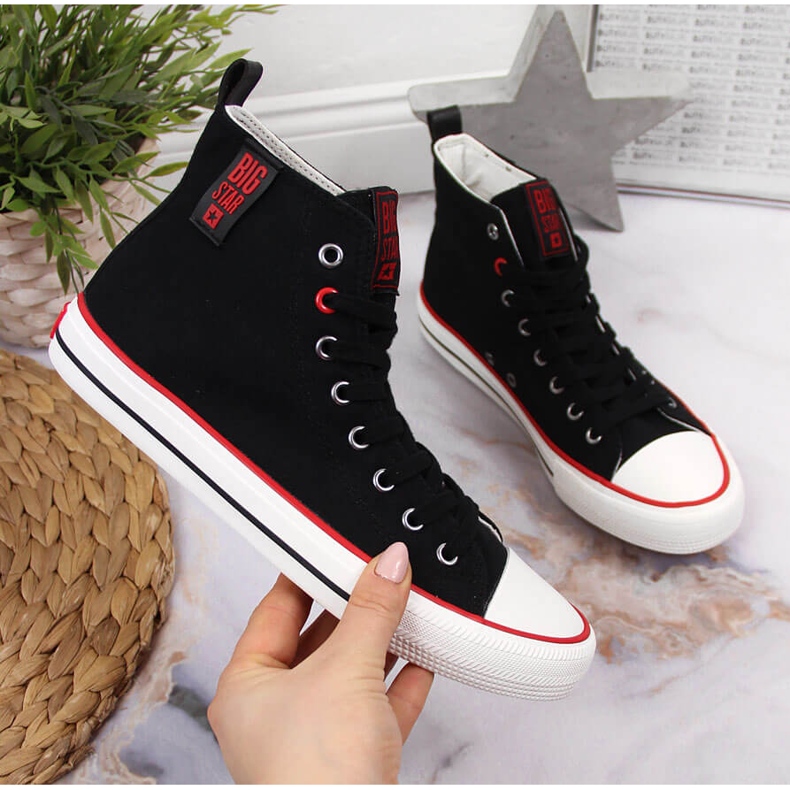 Tênis têxtil preto Big Star JJ274126 1