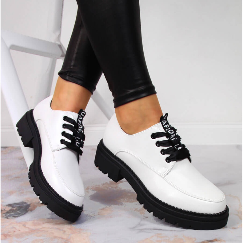Botas femininas com plataforma Laura La.Fi branca branco 2