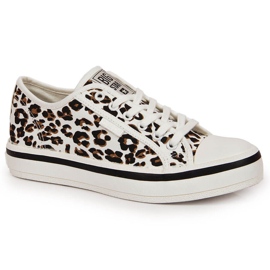Estampa de leopardo branca feminina Big Star JJ274615 2