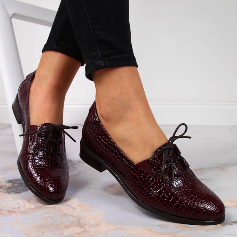 Sapatos lacados castanhos Potocki marrom 1