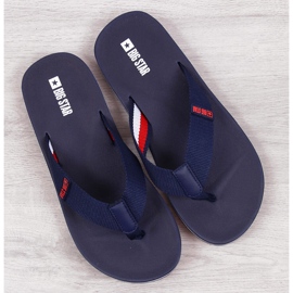 Chinelos de homem azul marinho Big Star JJ174518 azul-marinho 1