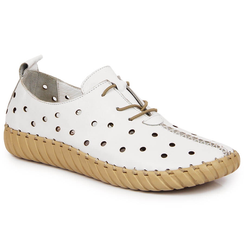 Sapato confortável branco Artiker sem costura 1
