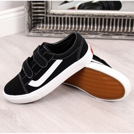 Atletico Tênis infantil atlético preto com velcro 1