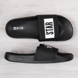 Chinelos de piscina pretos para crianças Big Star DD374150 2
