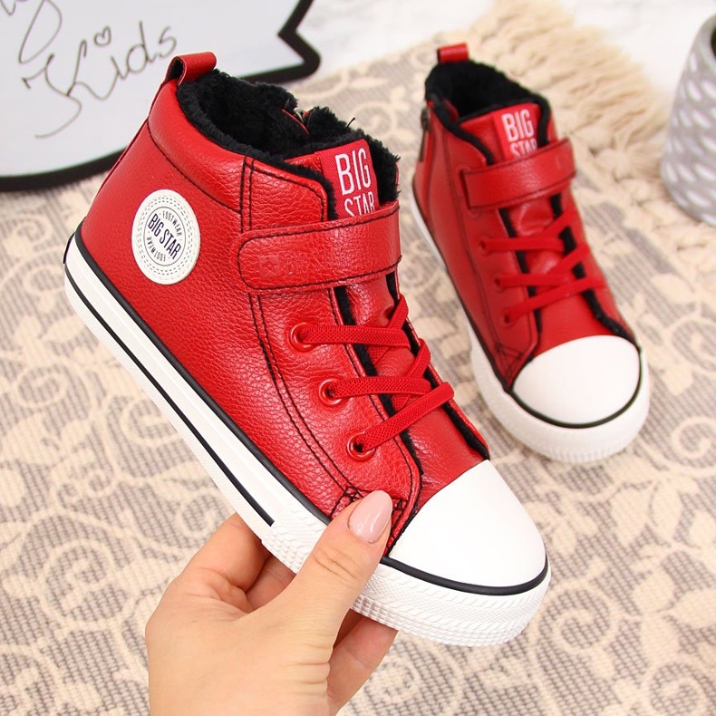 Tênis infantil isolante vermelho Big Star GG374034 1