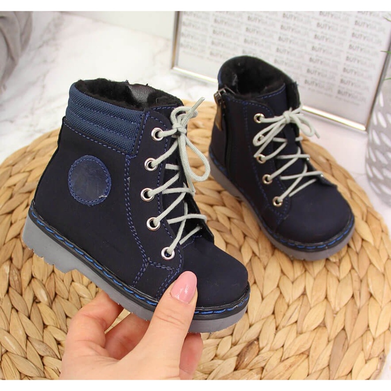 Botins infantil azul marinho Kornecki 4984 1