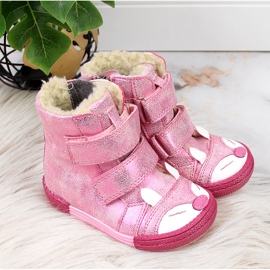 Botas de menina com isolamento rosa Kornecki 6583 2