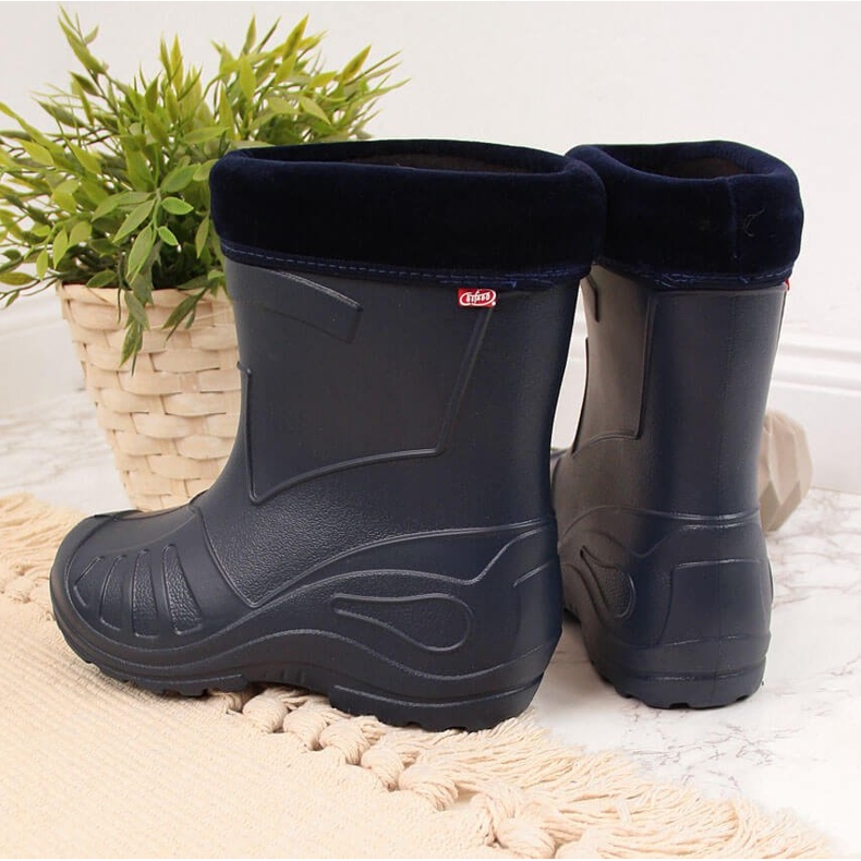 Botas de neve para criança com aquecedor amovível, Befado azul marinho azul-marinho 2