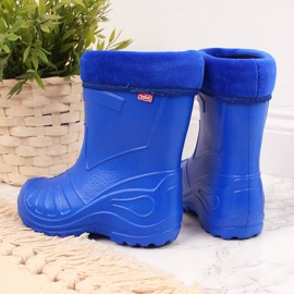 Botas de neve para criança com roupa interior removível, azul Befado 1