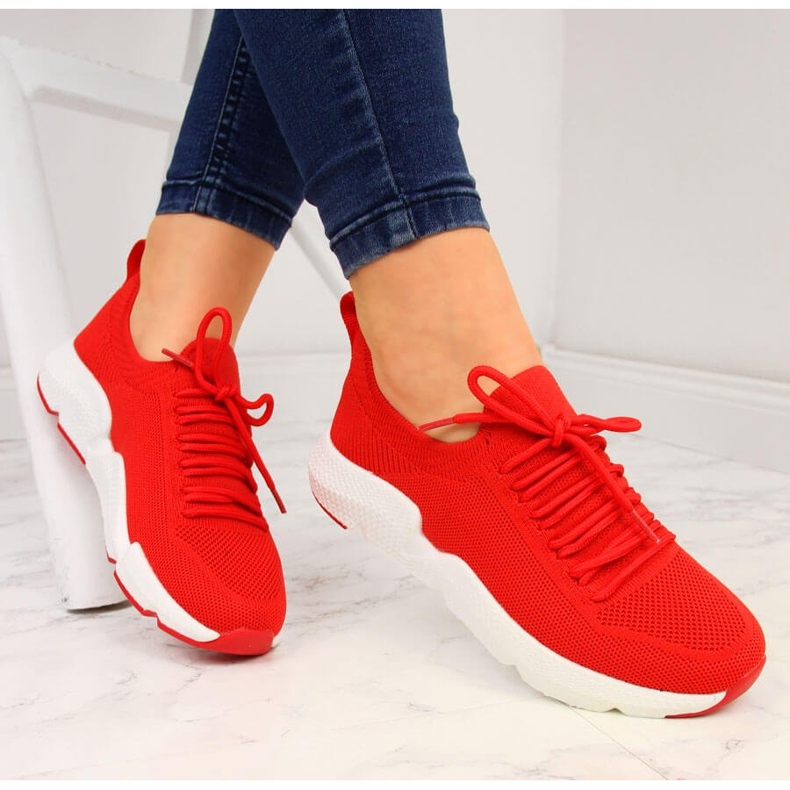 American Club sapatos esportivos vermelhos 1