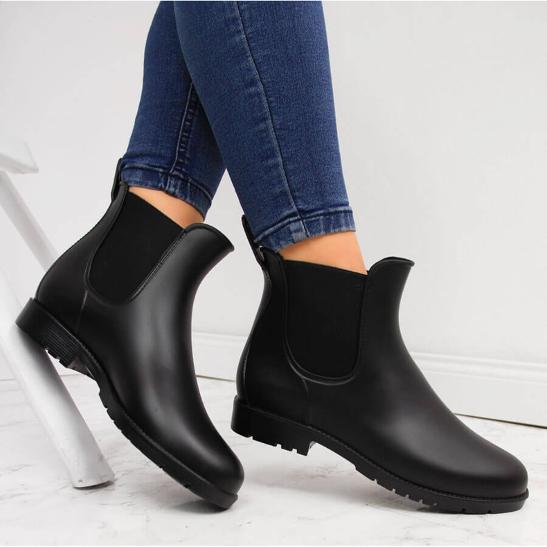 Botas Jodhpur pretas American Club para mulher preto 1