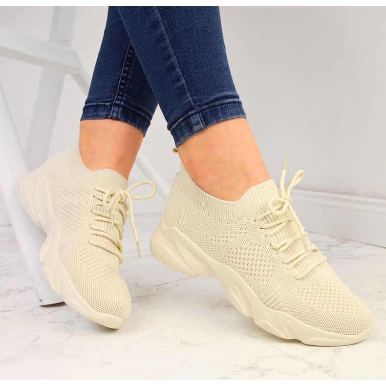 Meias femininas bege Filippo calçados esportivos 1