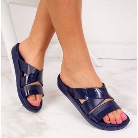 Atletico Chinelos de piscina Atlético azul marinho para mulher 1