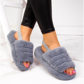 Chinelos femininos cinza Seastar home cinza 1